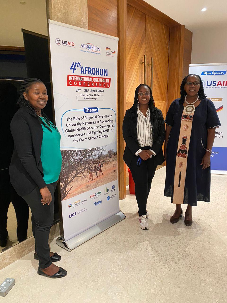 Women for One Health (WfOH) Poster Presentation at the AFROHUN conference