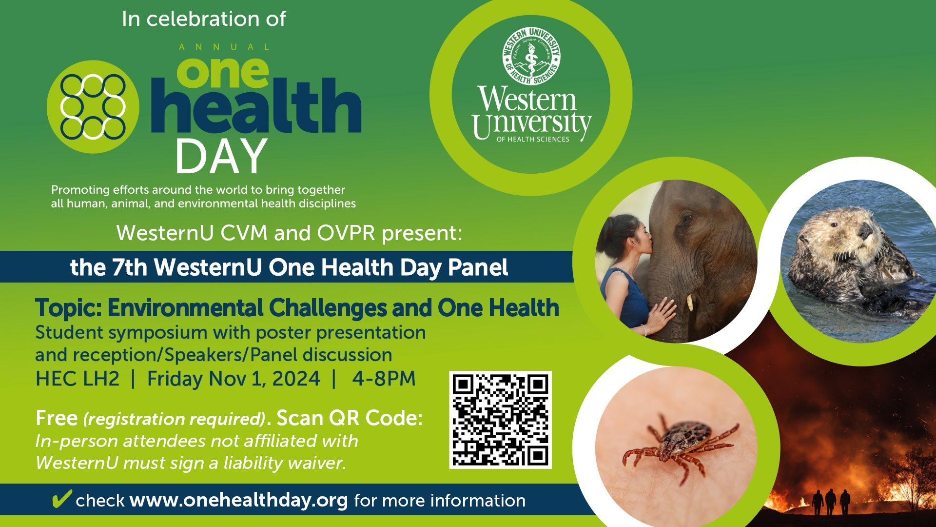 7th Annual WesternU One Health Day Panel - Environmental Change and One Health