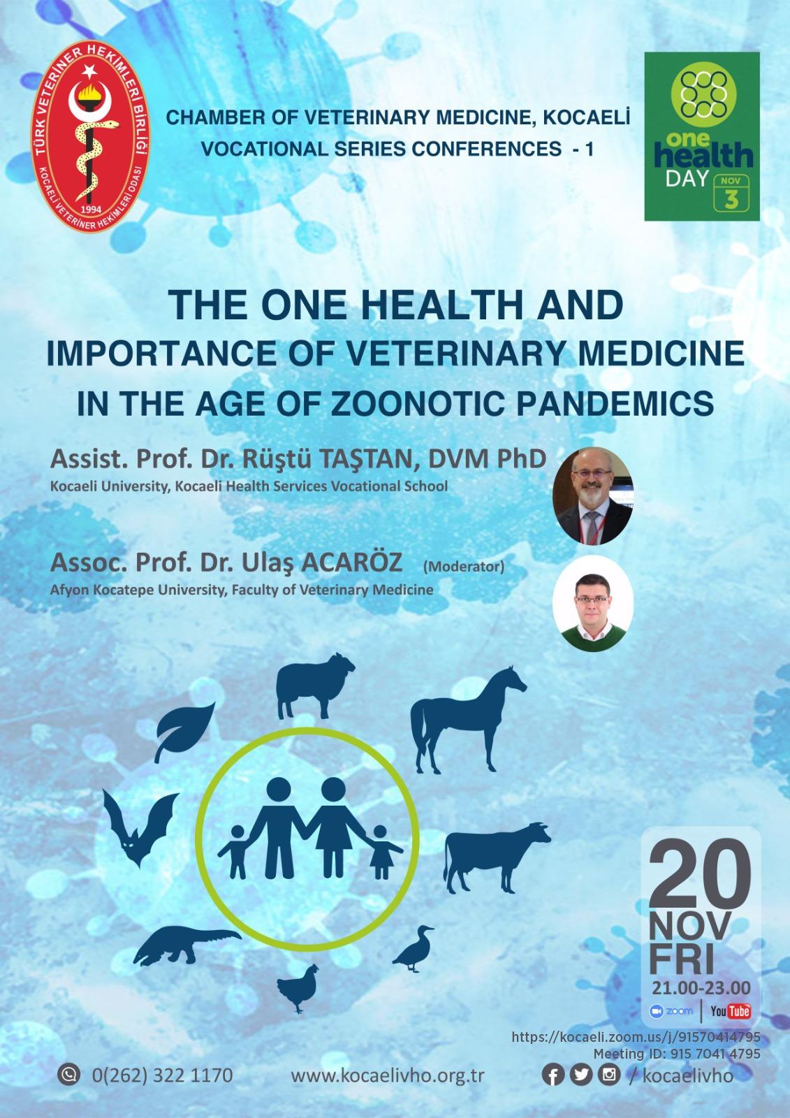 The One Health and  Importance of Veterinary Medicine in the Age of Zoonotic Pandemics     