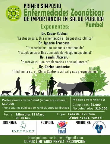 "Primer Simposio de Enfermedades Zoonoticas de Importancia en Salud Publica. Yumbel"