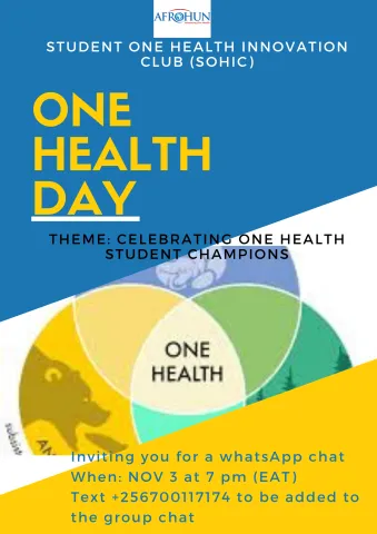 A whatsApp chat on the theme: " Celebrating One Health Student Champions"