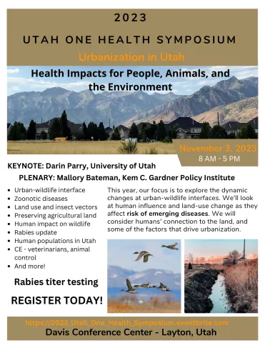 Urbanization in Utah: Health Impacts for People, Animals, and the Environment
