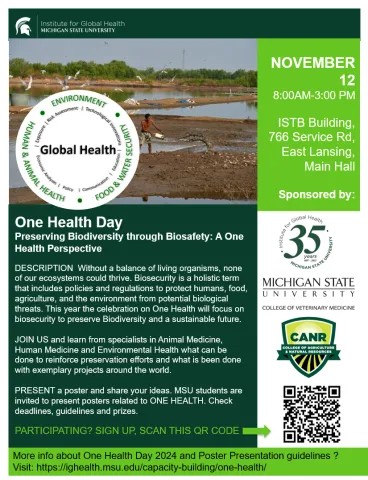 One Health Day 2024 - Preserving Biodiversity through Biosafety: A One Health Perspective