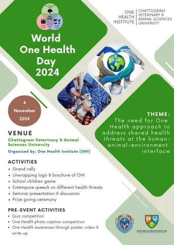 World One Health Day, 2024 at Chattogram Veterinary and Animal Sciences University One Health Institute