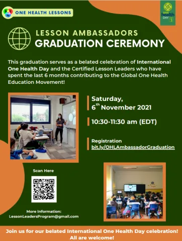 One Health Lessons- Lesson Ambassadors' Graduation Ceremony
